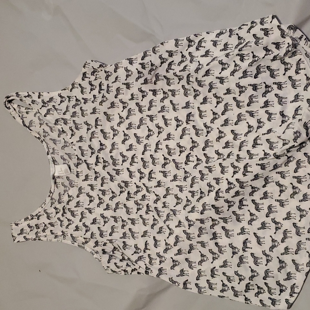 Zebra tank top